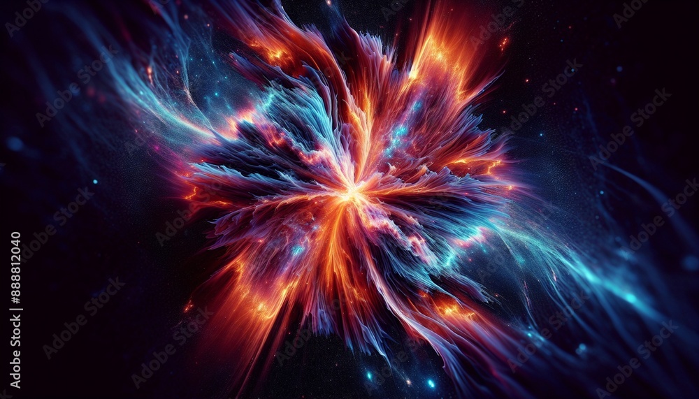 Fototapeta premium high energy neutrino beam