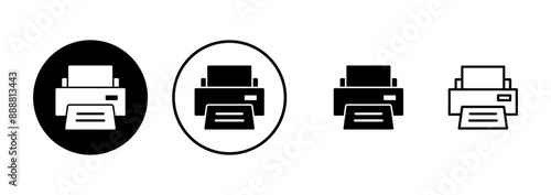 Printer icon vector isolated on white background. print icon. Fax vector icon.
