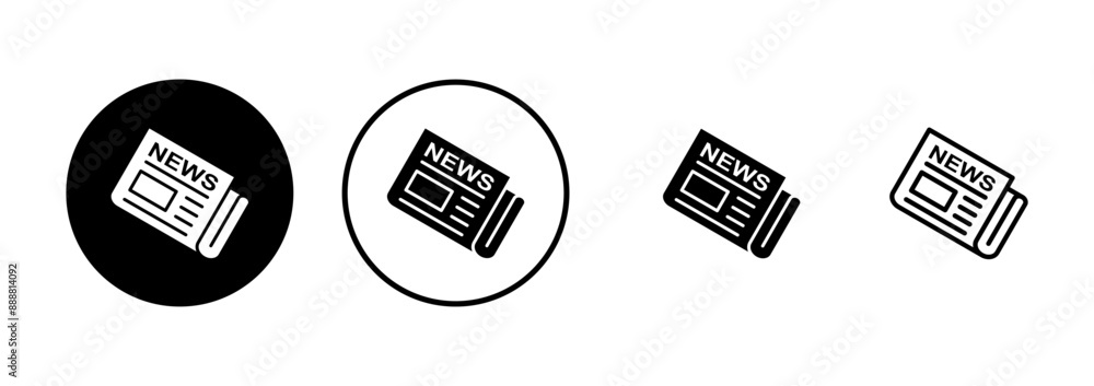 Newspaper icon vector isolated on white background. news paper icon vector Newspaper icon vector isolated on white background. news paper icon vector