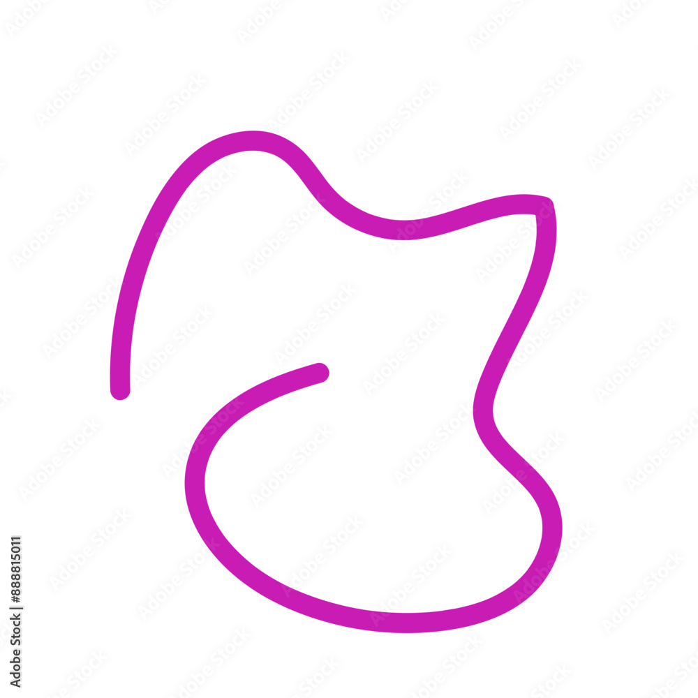 Squiggle abstract shapes vector line Squiggle abstract shapes vector line
