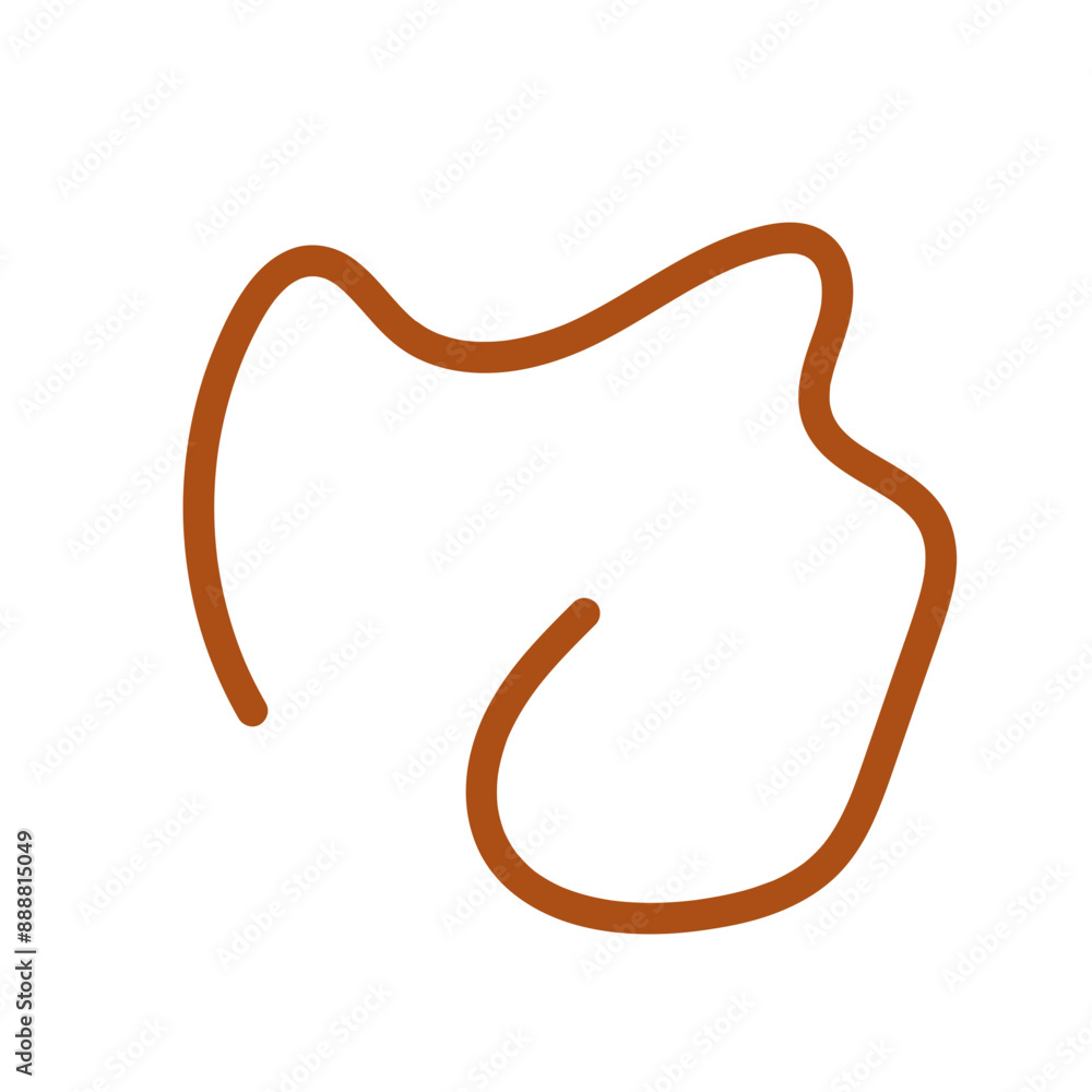 Squiggle abstract shapes vector line Squiggle abstract shapes vector line