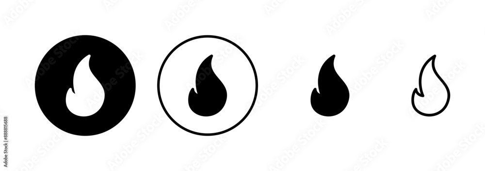 Fire icon vector isolated on white background. Fire flame icon template. Fire flames symbol vector Fire icon vector isolated on white background. Fire flame icon template. Fire flames symbol vector