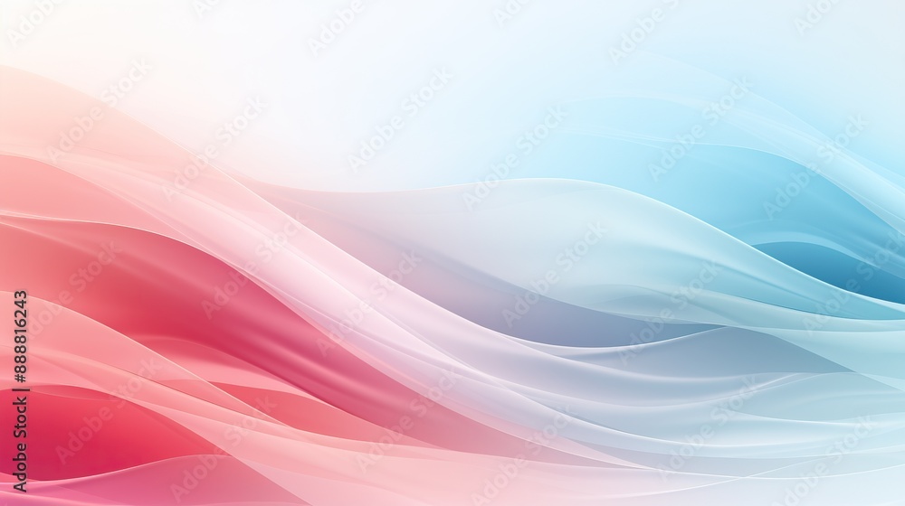 Fototapeta premium Abstract Pastel Waves