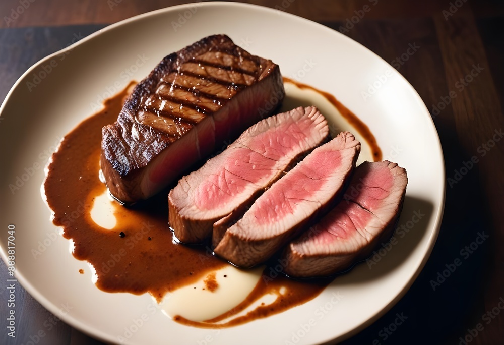 seared piece of steak