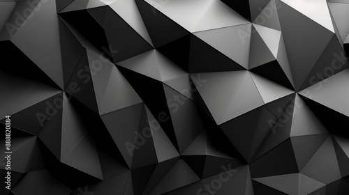 Black Geometric Pattern