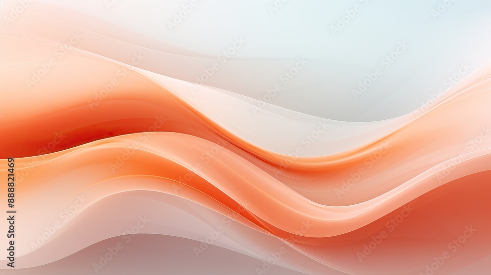 Abstract Peachy Waves