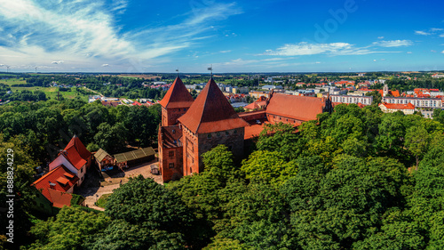 Fototapeta Naklejka Na Ścianę i Meble -   Zamek w Nidzicy- siedziba prokuratora krzyżackiego.