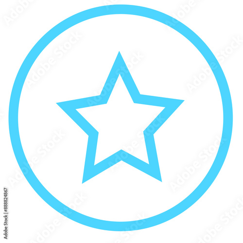 star icon button.Star Icon vector isolated. Star vector icon. Rating symbol. Star line simple icon, outline vector sign, linear style pictogram. Favorite symbol with transparent background.