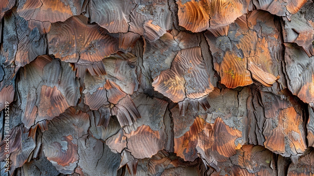 Abstract patterns in palm tree bark texture Abstract patterns in palm tree bark texture