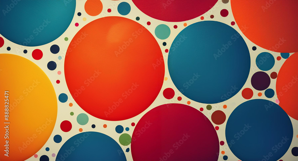 Polka dot colourful background Polka dot colourful background