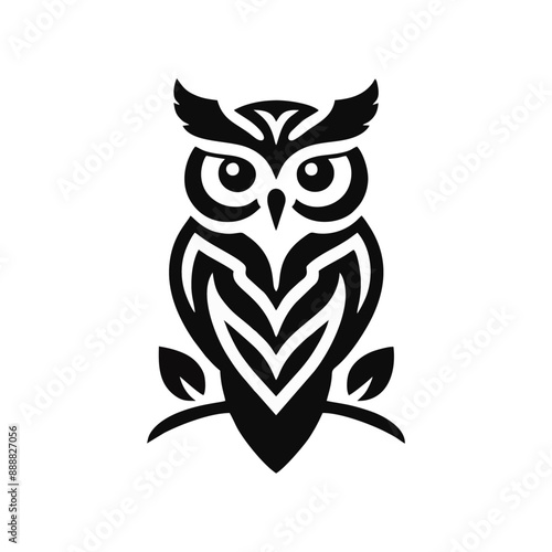owl bird logo icon design