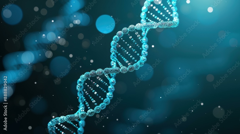 Explore the intricate world of DNA and genetics through this futuristic 3D digital background. Discover the essence of life in every strand. Explore the intricate world of DNA and genetics through this futuristic 3D digital background. Discover the essence of life in every strand.