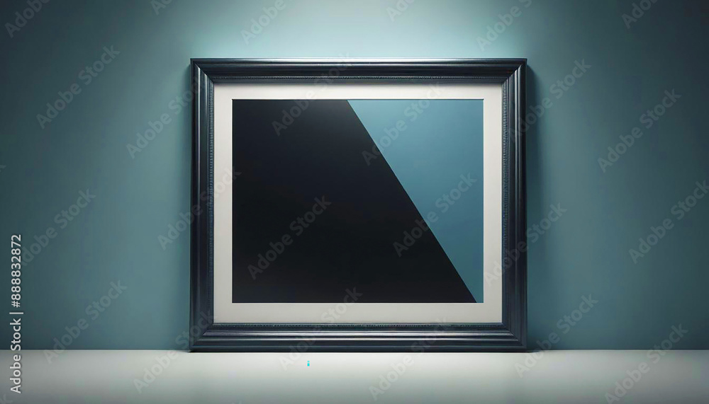 empty blank frame poster close up, mock up, 3d render empty blank frame poster close up, mock up, 3d render