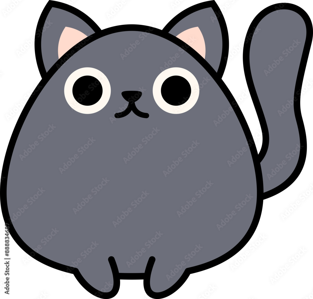 Cute Cat Illustration Cute Cat Illustration