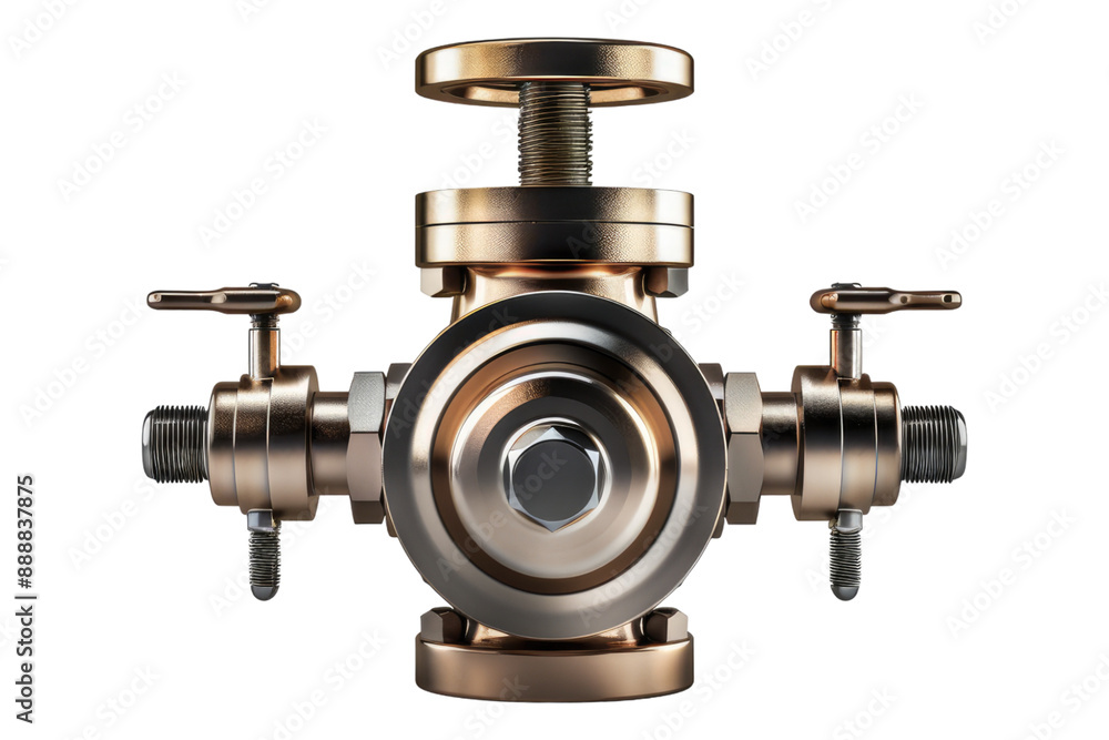 Ball valve isolated on transparent background Ball valve isolated on transparent background