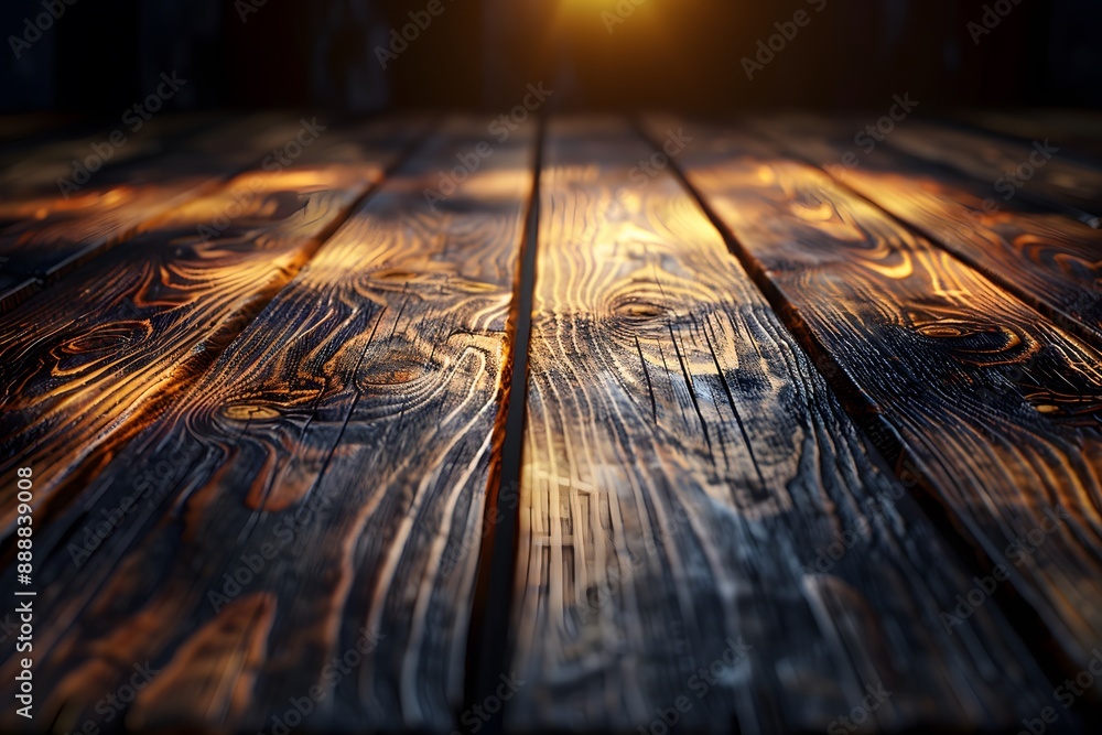 Sunlit Wooden Floor Planks - Rustic Texture for Design Use in Print, Card, Poster Sunlit Wooden Floor Planks - Rustic Texture for Design Use in Print, Card, Poster