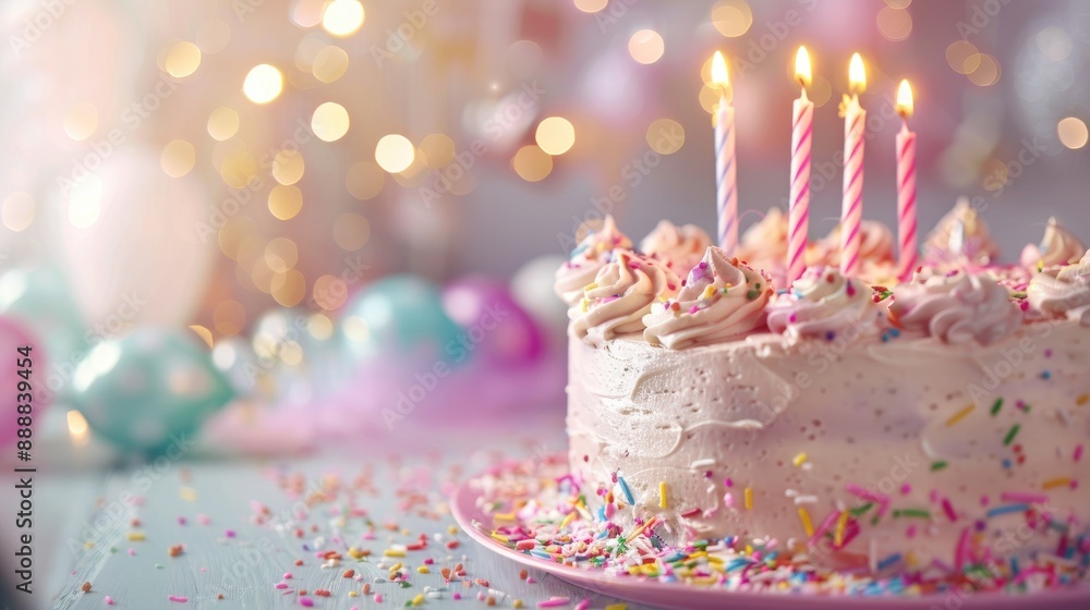 Birthday celebration idea with room for text Birthday celebration idea with room for text