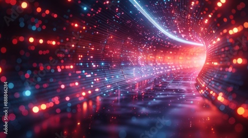 Wallpaper Mural Abstract Tunnel of Light Torontodigital.ca