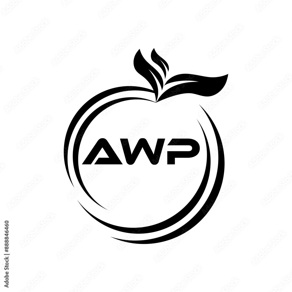 AWP letter logo Design. AWP Simple and modern monogram logo. Abstract Alphabet vector Design. AWP letter logo Design. AWP Simple and modern monogram logo. Abstract Alphabet vector Design.