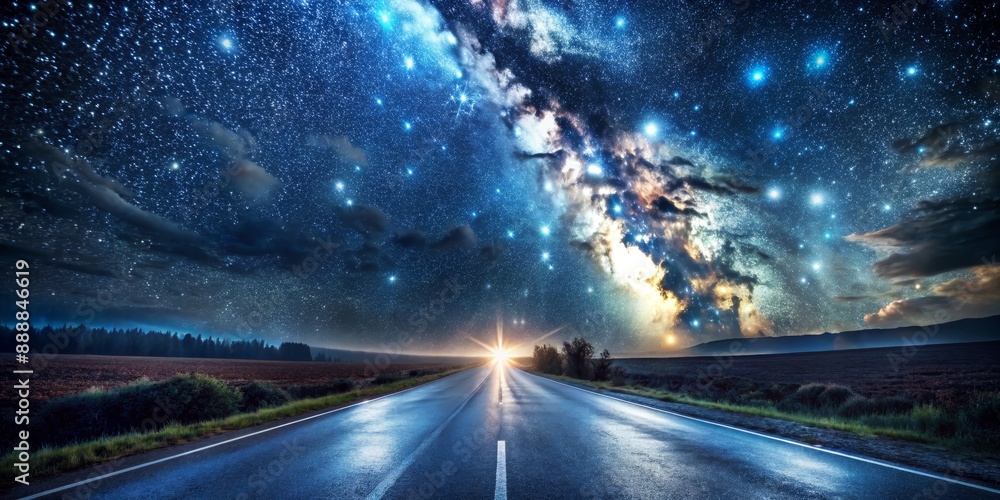 The Road to the Milky Way A Nighttime Drive Through the Stars, night sky, galaxy, road trip , stargazing The Road to the Milky Way A Nighttime Drive Through the Stars, night sky, galaxy, road trip , stargazing