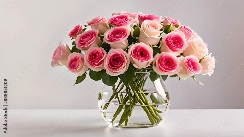 Elegant arrangement of red, pink Elegant arrangement of red, pink