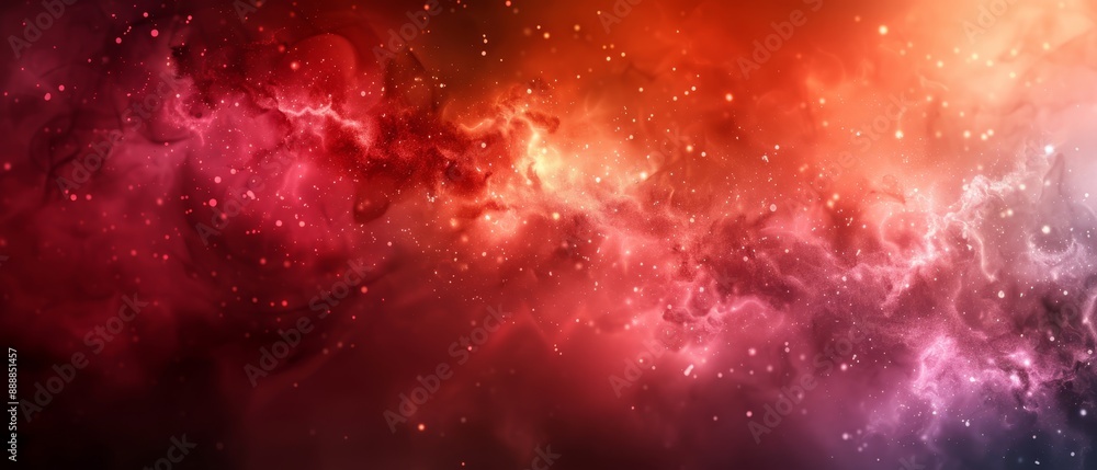 Fototapeta premium red, blue, and pink in its heart