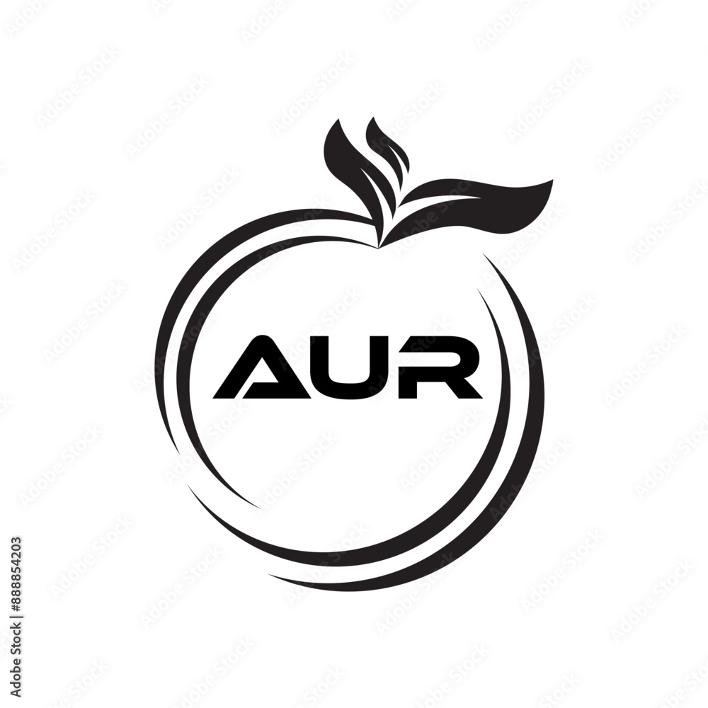 AUR letter logo Design. AUR Simple and modern monogram logo. Abstract Alphabet vector Design. AUR letter logo Design. AUR Simple and modern monogram logo. Abstract Alphabet vector Design.