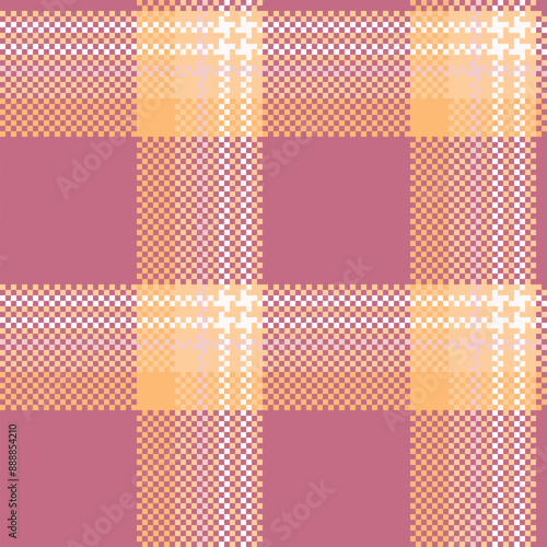 Plaid Pattern Seamless. Checker Pattern Traditional Scottish Woven Fabric. Lumberjack Shirt Flannel Textile. Pattern Tile Swatch Included.