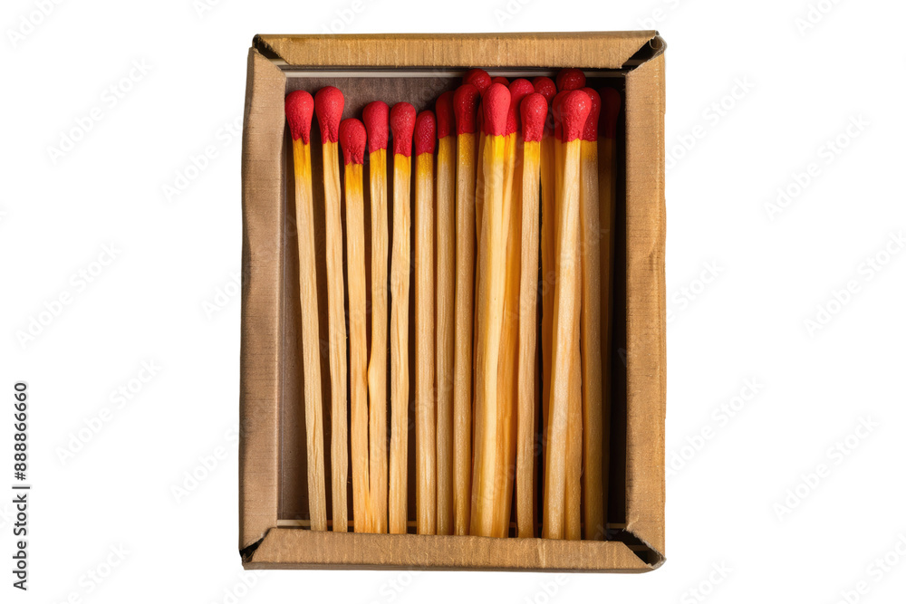 Box of match stick with clipping path isolated on transparent background Box of match stick with clipping path isolated on transparent background