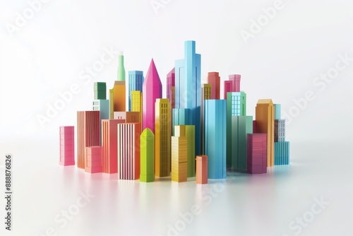Rendering of Corporate Property Management Generative Illustration