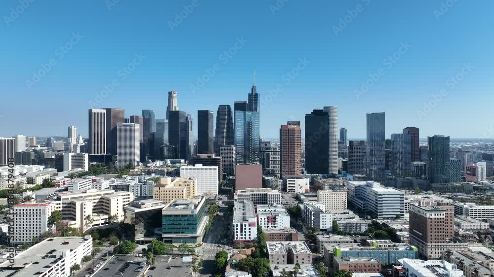 Towers Offices At Los Angeles California United States. Bustling Downtown Cityscape With Modern Buildings. Business Sky Downtown Cityscape. Business Downtown Panorama. Los Angeles California. Towers Offices At Los Angeles California United States. Bustling Downtown Cityscape With Modern Buildings. Business Sky Downtown Cityscape. Business Downtown Panorama. Los Angeles California.