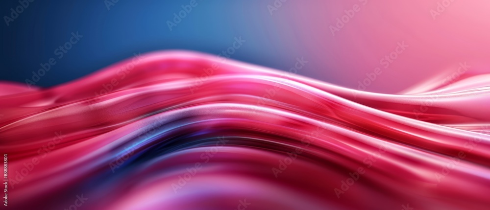 A clear image featuring pink and blue waves against a backdrop of blue and pink, with a distinct pink light centrally positioned A clear image featuring pink and blue waves against a backdrop of blue and pink, with a distinct pink light centrally positioned