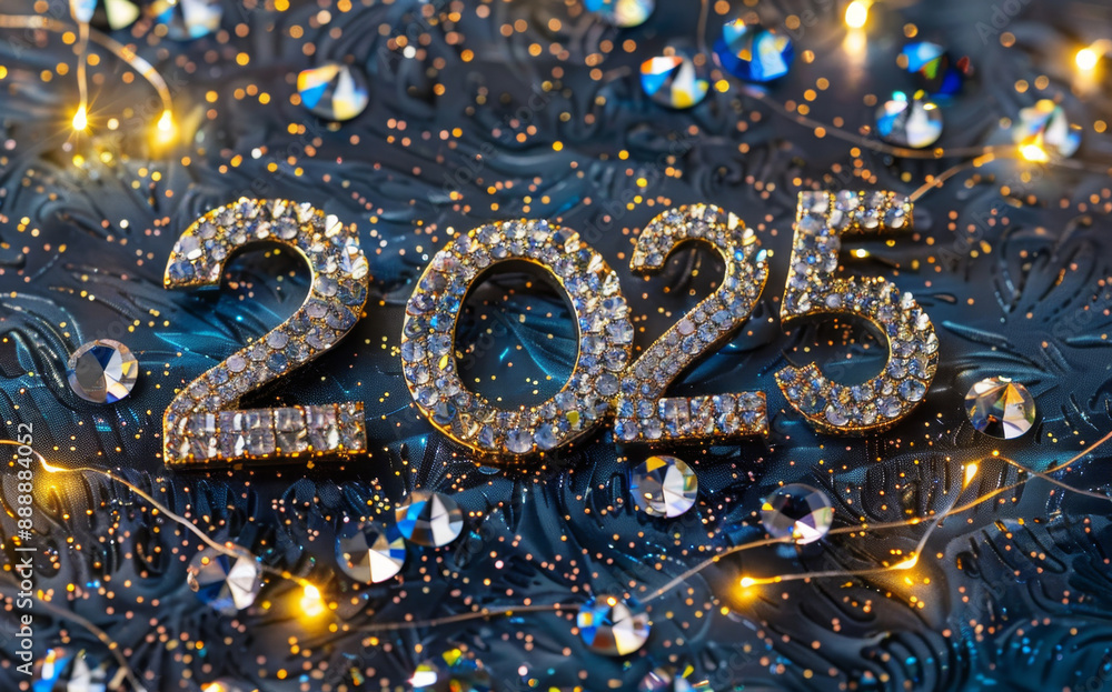 2025 gemstone numbers, new year diamond greeting card, gem celebrate banner, vip crystal eve poster 2025 gemstone numbers, new year diamond greeting card, gem celebrate banner, vip crystal eve poster