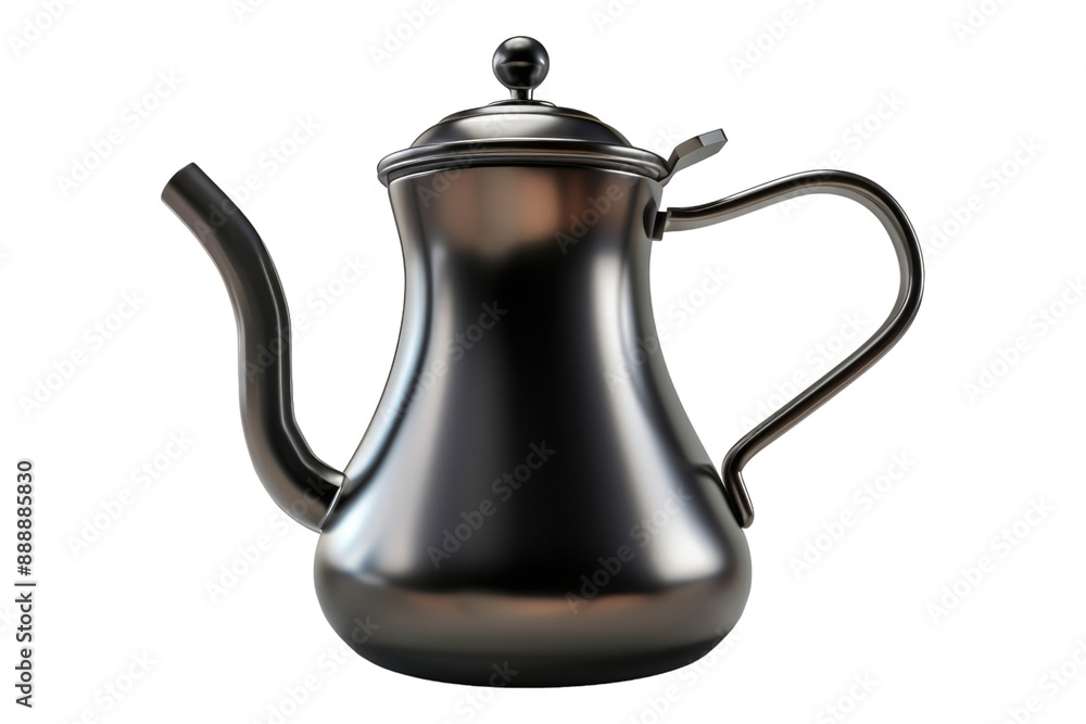 Coffee kettle isolated on transparent background Coffee kettle isolated on transparent background