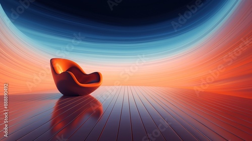 Abstract Space With Chair