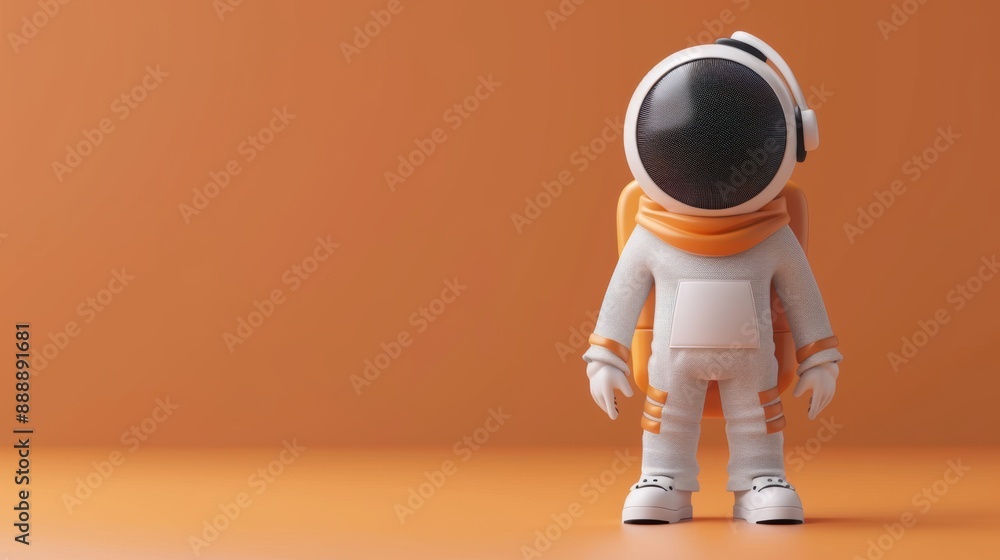 Futuristic 3D Blender Illustration with Unique Marketing Concepts - Creative Full Body Character Design with Black Dot Eyes on Color Background Futuristic 3D Blender Illustration with Unique Marketing Concepts - Creative Full Body Character Design with Black Dot Eyes on Color Background