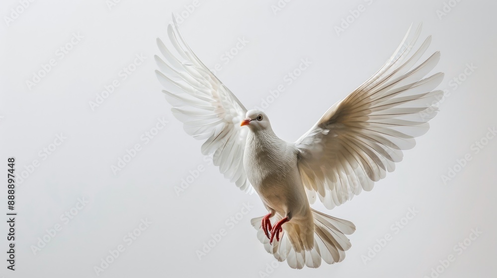 Obraz premium Bird images on a white backdrop