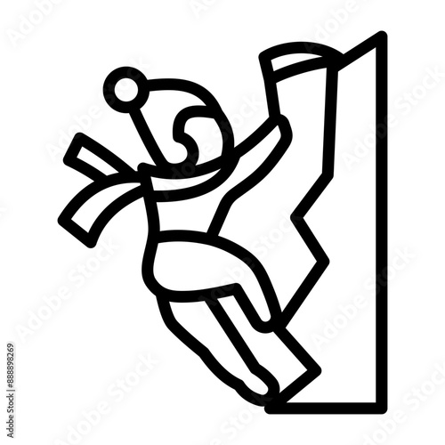 Ice Climbing Icon