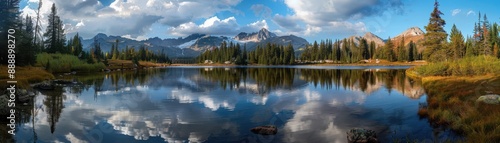 Mountain Lake Reflection