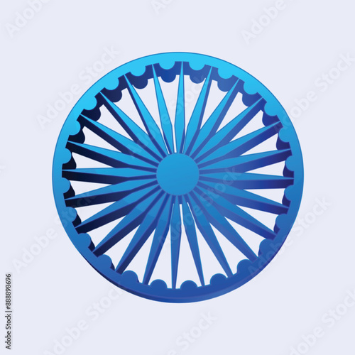 Indian National Emblem Ashok Chakra