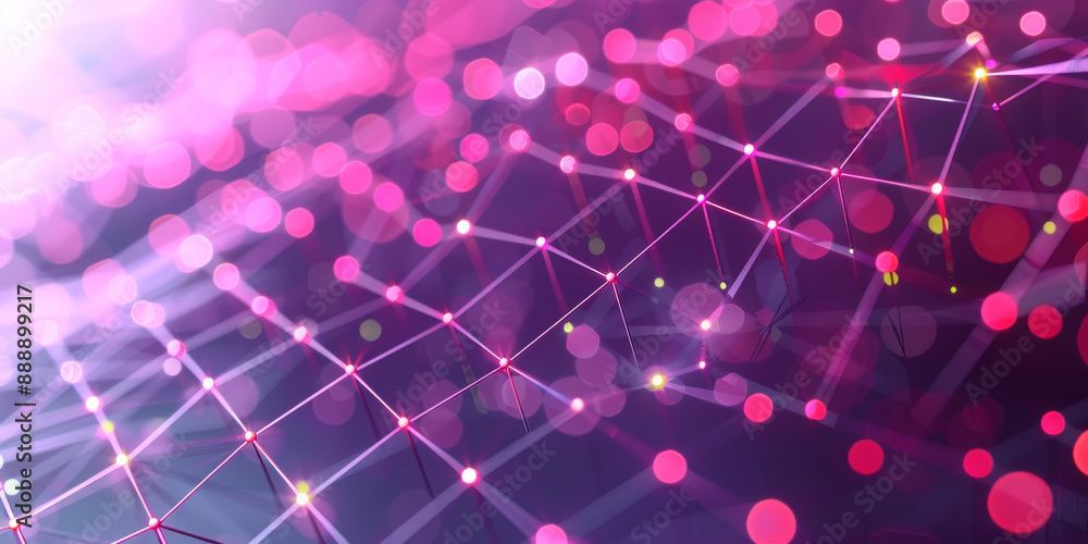 Abstract digital tree on purple background. Big data and network connection concept. 3D rendering. Abstract digital tree on purple background. Big data and network connection concept. 3D rendering.