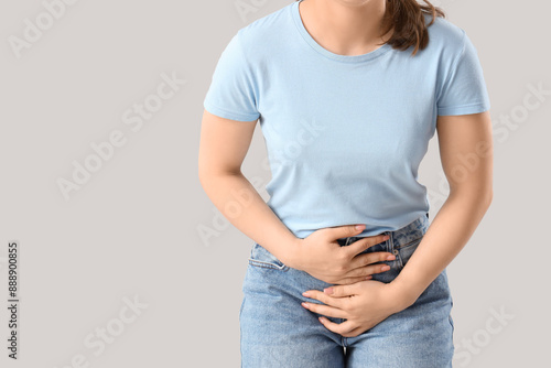 Young woman suffering from ...