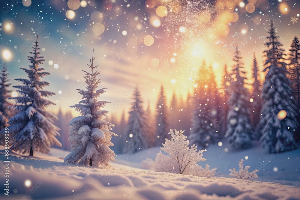 Delicate snowflakes fall gently against a serene winter background, casting a magical atmosphere with softly blurred trees and a cinematic, dreamy snowy landscape. Delicate snowflakes fall gently against a serene winter background, casting a magical atmosphere with softly blurred trees and a cinematic, dreamy snowy landscape.