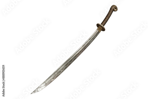 Cutlass sword isolated on transparent background photo