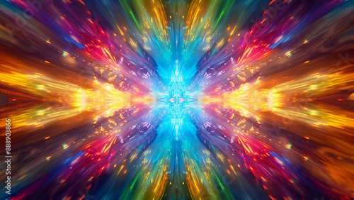 Rainbow abstract cyberspace art, spiritual, inspiration, artificial intelligence, neural networks, data, internet, binary, cloud computing, prompts, universe, yoga, etc.