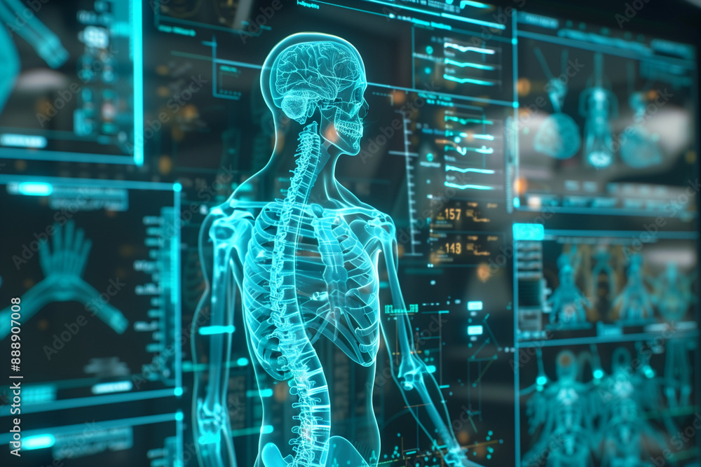 digital concept for technology in medicine. helping doctors with internet and AI to treat diseases digital concept for technology in medicine. helping doctors with internet and AI to treat diseases