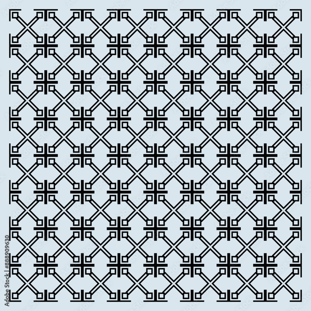 Dark seamless pattern with letter X Dark seamless pattern with letter X