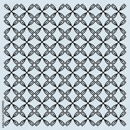 Modern seamless pattern with letter X