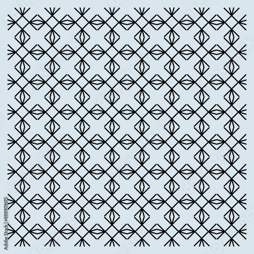 Modern seamless pattern with letter X