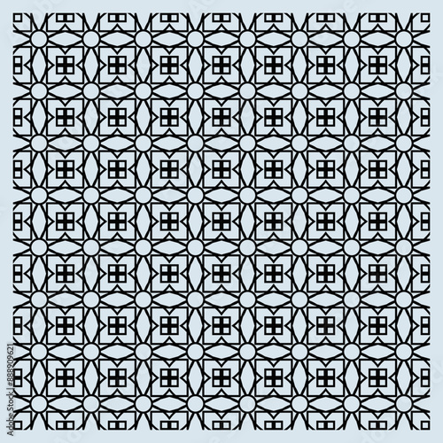 Dark seamless pattern with letter X